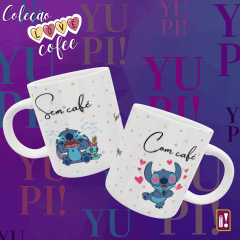 Caneca Amo Café - Mod 1 - Sua Caricatura em um Presente Personalizado Incrível!